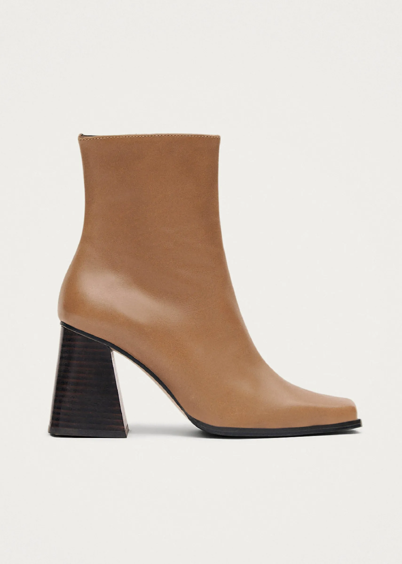 ALOHAS South Bicolor Camel Beige Leather Ankle Boots